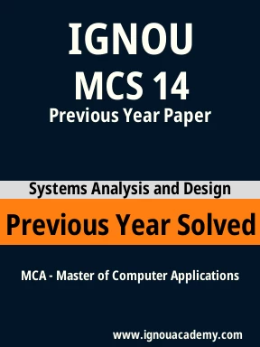 MCS 14 Previous Year Solved Question Paper