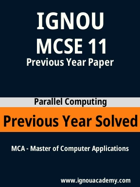 MCSE 11 Previous Year Solved Question Paper