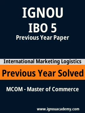 IBO 5 Previous Year Solved Question Paper