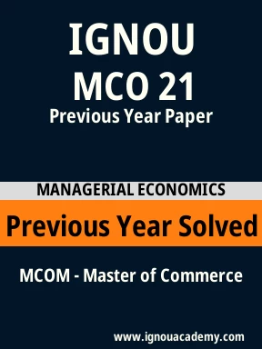 MCO 21 Previous Year Solved Question Paper