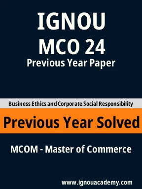 MCO 24 Previous Year Solved Question Paper
