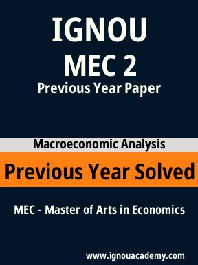 MEC 2 Previous Year Solved Question Paper