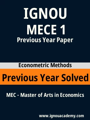 MECE 1 Previous Year Solved Question Paper