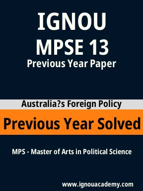 MPSE 13 Previous Year Solved Question Paper