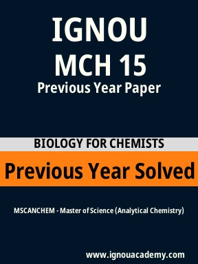 MCH 15 Previous Year Solved Question Paper