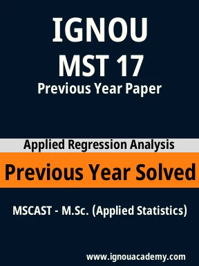 MST 17 Previous Year Solved Question Paper