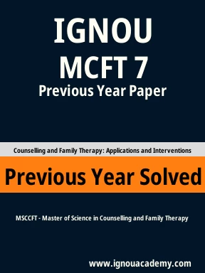 MCFT 7 Previous Year Solved Question Paper