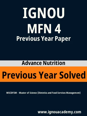 MFN 4 Previous Year Solved Question Paper
