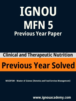 MFN 5 Previous Year Solved Question Paper