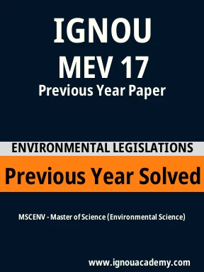 MEV 17 Previous Year Solved Question Paper