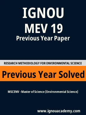 MEV 19 Previous Year Solved Question Paper