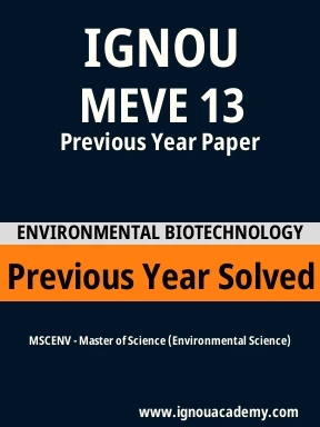 MEVE 13 Previous Year Solved Question Paper