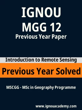 MGG 12 Previous Year Solved Question Paper