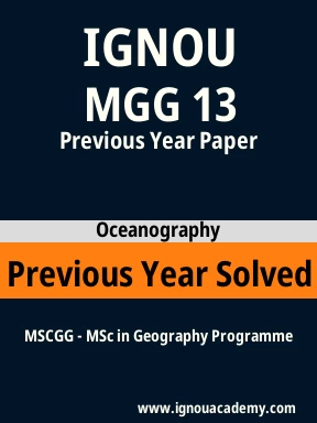 MGG 13 Previous Year Solved Question Paper