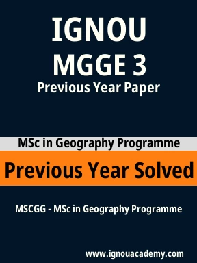MGGE 3 Previous Year Solved Question Paper