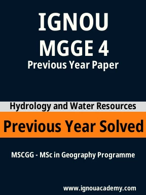 MGGE 4 Previous Year Solved Question Paper