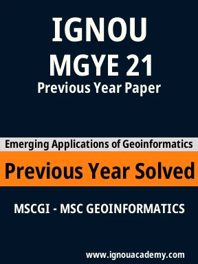 MGYE 21 Previous Year Solved Question Paper