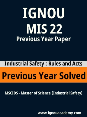 MIS 22 Previous Year Solved Question Paper