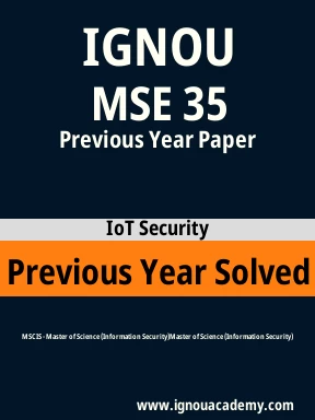 MSE 35 Previous Year Solved Question Paper