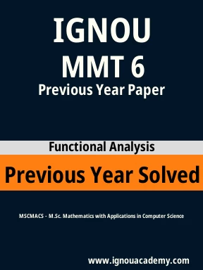MMT 6 Previous Year Solved Question Paper