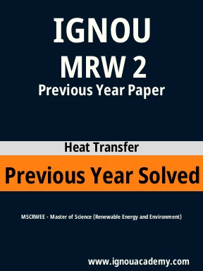 MRW 2 Previous Year Solved Question Paper