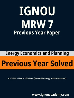  MRW 7 Previous Year Solved Question Paper