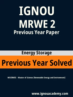 MRWE 2 Previous Year Solved Question Paper