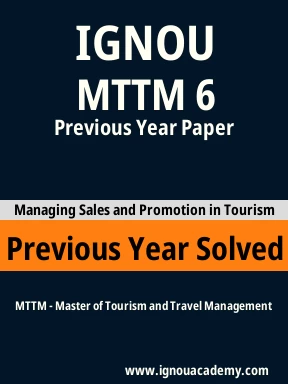 MTTM 6 Previous Year Solved Question Paper