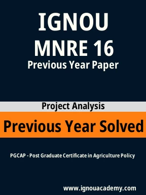 MNRE 16 Previous Year Solved Question Paper