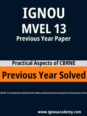MVEL 13 Previous Year Solved Question Paper