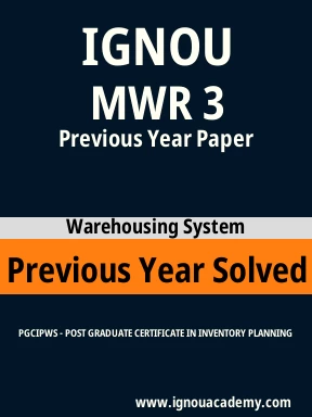 MWR 3 Previous Year Solved Question Paper