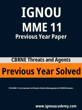 MME 11 Previous Year Solved Question Paper