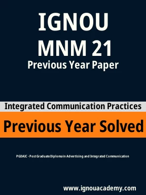 MNM 21 Previous Year Solved Question Paper
