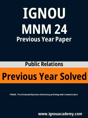 MNM 24 Previous Year Solved Question Paper