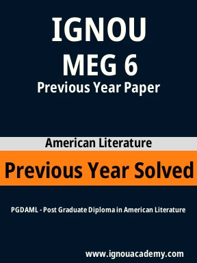 MEG 6 Previous Year Solved Question Paper