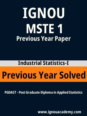 MSTE 1 Previous Year Solved Question Paper