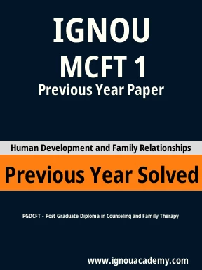 MCFT 1 Previous Year Solved Question Paper