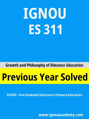 ES 311 Previous Year Solved Question Paper