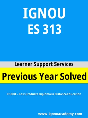 ES 313 Previous Year Solved Question Paper