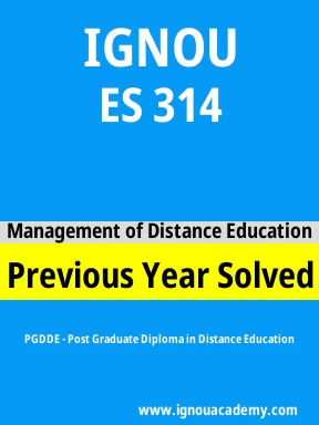 ES 314 Previous Year Solved Question Paper