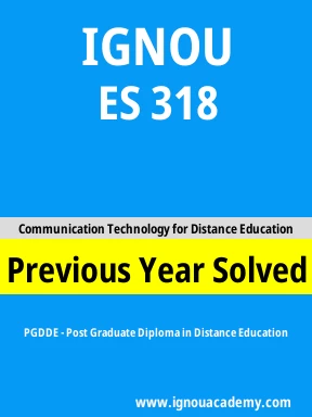 ES 318 Previous Year Solved Question Paper
