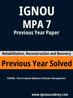 MPA 7 Previous Year Solved Question Paper
