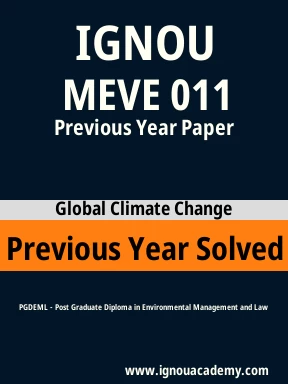 MEVE 011 Previous Year Solved Question Paper
