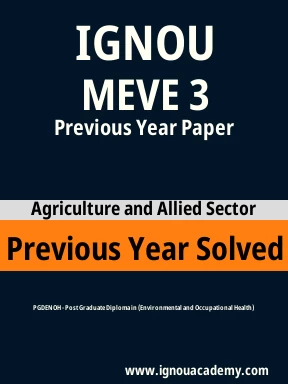 MEVE 3 Previous Year Solved Question Paper