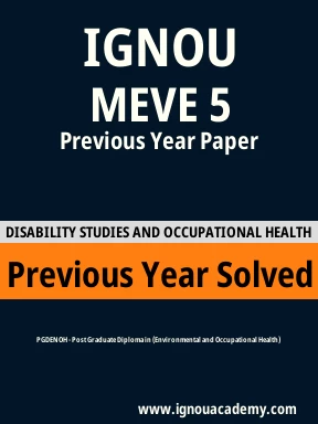 MEVE 5 Previous Year Solved Question Paper