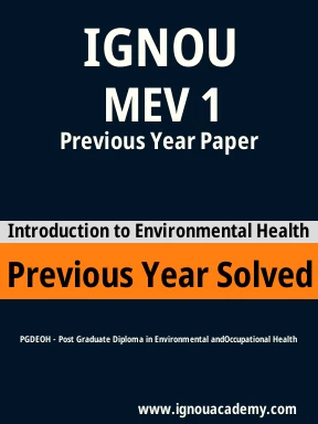 MEV 1 Previous Year Solved Question Paper