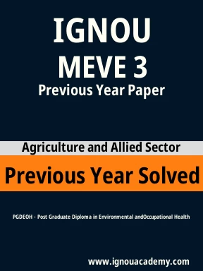 MEVE 3 Previous Year Solved Question Paper