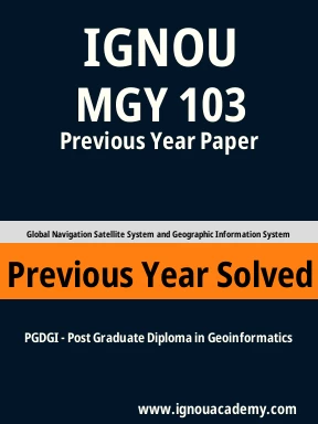 MGY 103 Previous Year Solved Question Paper
