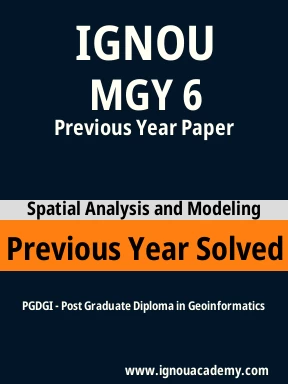 MGY 6 Previous Year Solved Question Paper