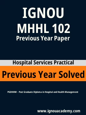 MHHL 102 Previous Year Solved Question Paper
